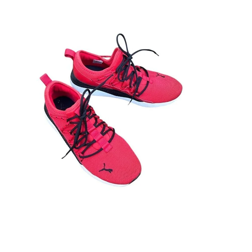 Puma Men's Pacer Web Red Black 386818-02 Sneakers Casual Size 11
